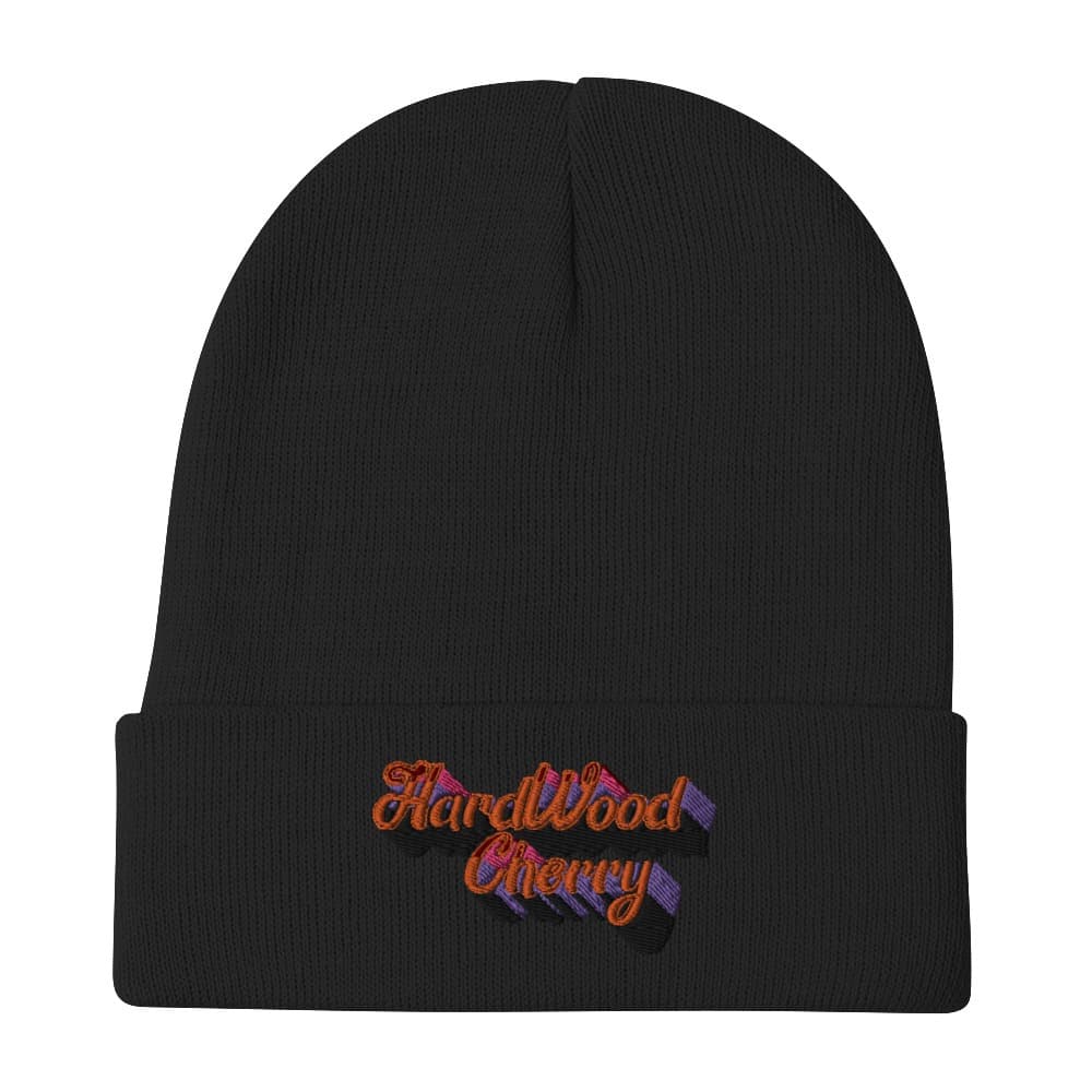 Hardwood Cherry Embroidered Beanie
